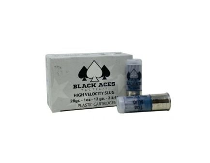 Black Aces Tactical 12 Ga Slugs 2 3/4" - BAT-SLUG-1650 10 rounds
