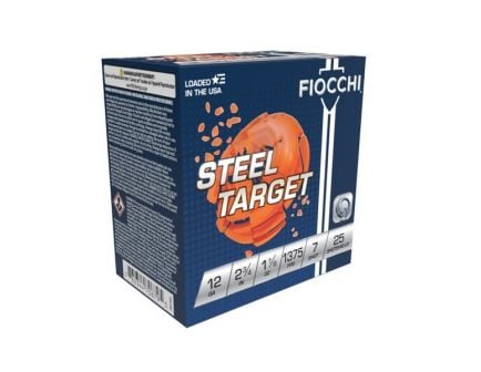 Fiocchi Steel Target 12 Gauge 2.75" #7, 25rds - 12S1187