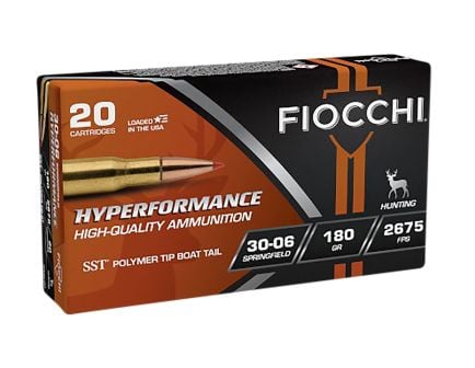 Fiocchi Extrema SST Poly-Tip BTHP 180gr 30-06 Springfield Ammo, 20rd - 3006HSC