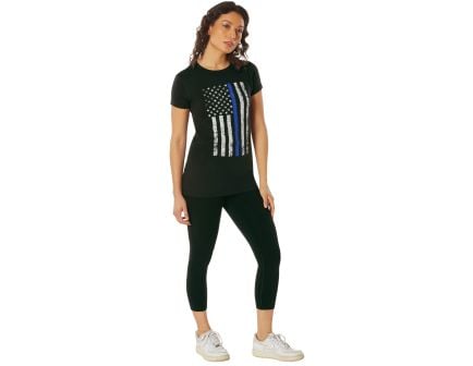 Rothco Women's Thin Blue Line Longer T-Shirt