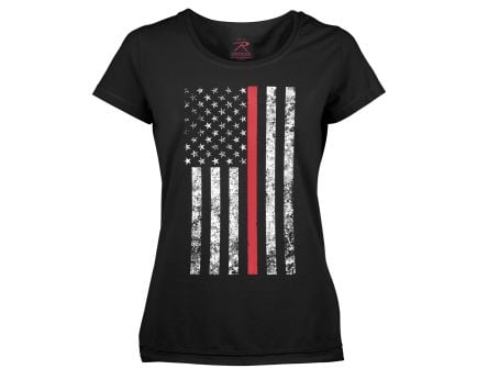 Rothco Womens Thin Red Line Longer T-Shirt