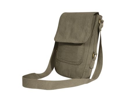 Rothco Vintage Canvas Tech Bag - Vintage Olive Drab