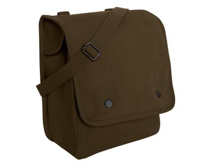 Rothco Canvas Map Case Shoulder Bag - Earth Brown
