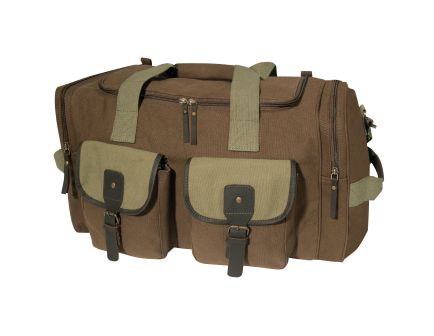 Rothco Long Journey Canvas Travel Bag - Brown
