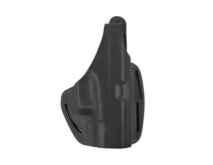 Blackhawk! 3-Slot Leather Pancake RH Holster Glock 17/22/31, Black - 420003BK-R