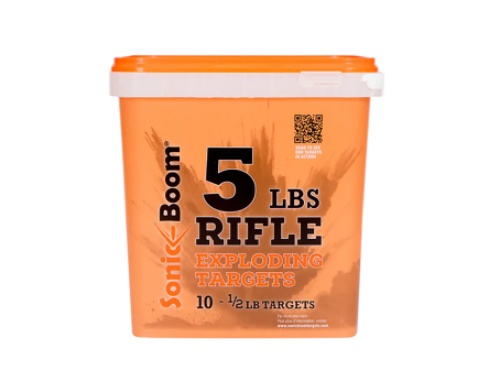 Sonic Boom 1/2 lb Exploding Rifle Target, Pack of 10