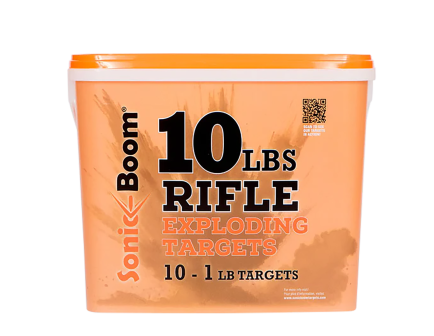 Sonic Boom 1 lb Exploding Rifle Target, Pack of 10