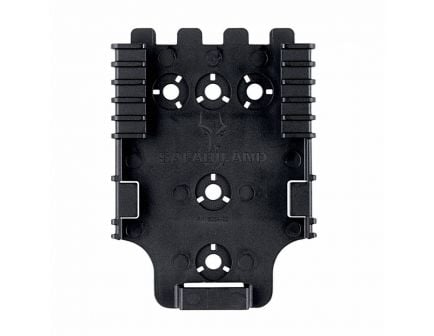 Safariland Receiver Plate with Lock for Quick Locking System QLS19 Locking Fork, Black - 6004-22L-2