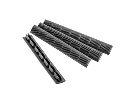 Ergo KeyMod WedgeLok Slot Cover For Mossberg, Black Rubber - 4330-4PK-BK