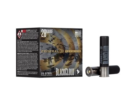 Federal Premium Black Cloud FS Steel 28 Gauge 3" #3 3/4 oz 25rds Shotshell - Powerful for Waterfowl Hunting - PWBX285 3
