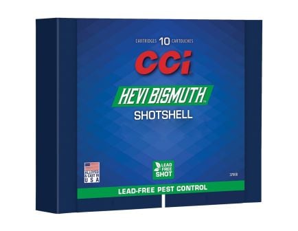 CCI HEVI-Bismuth .44 Rem Mag 112 gr #8 10rds Handgun Shotshell for Superior Knockdown Force - 3744B