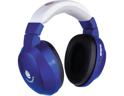 Lucid Audio Wireless HearMuff Electonic Hearing Protection and Bluetooth Wireless Streaming - LA-KIDS-BT-BLUE
