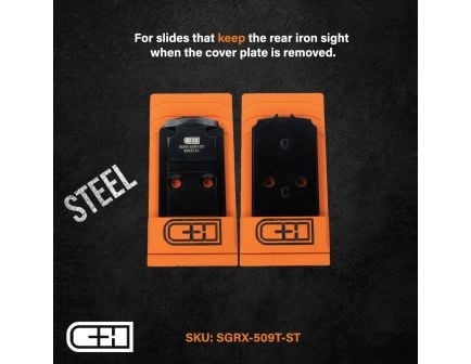 C&H Precision Optic Plate -SIG P320 RX/AXG TO HOLO 509T- SGRX-509T-ST