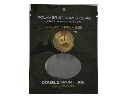 CroMag Industries Corp Double Front Line Stripper Clip 10rds - Black High-Capacity Ammo Strip for Quick Reloads - SC-00032