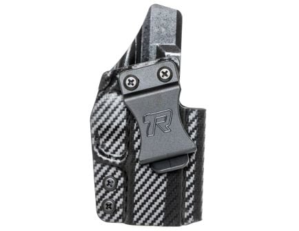 Rounded Gear Glock G43X IWB Holster RH Kydex Carbon Fiber - Superior Concealment and Quick Access - GLKG43CFRHVAR