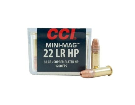 CCi .22 Long rifle 36 Grain Copper plated hollow point 100 rounds image