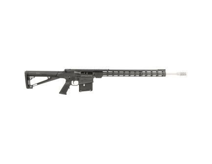 Great Lakes Firearms AR-10 7mm Remington Magnum 24" AR Rifle, Black - GL10LA7REMSSBLK
