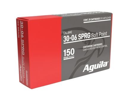 Aguila .30-06 Springfield 150 gr BTSP Rifle Ammo, 20rds