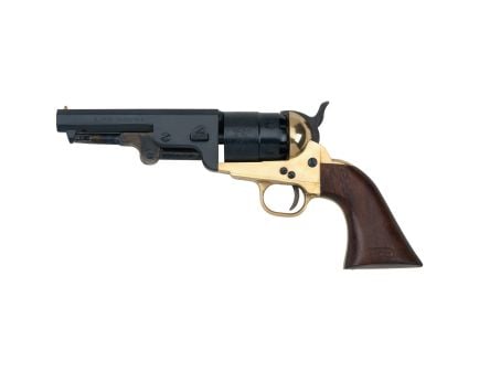 Pietta 1851 Sheriff .44 Cal Revolver 4.78" 6rds, Brass - PF51BR44512