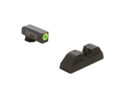 Ameriglo Protector Sight Set - Front/Rear with Green/Black for Enhanced Visibility - GL-5354