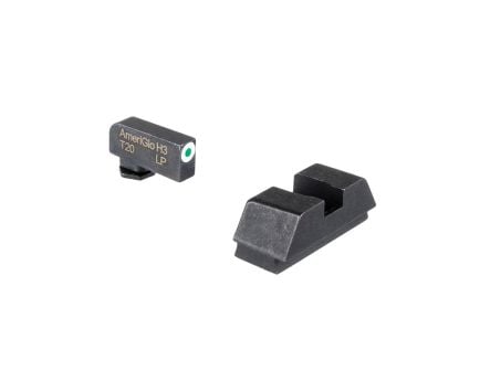 Ameriglo Sight Set - Front/Rear with Green/Flat Black for Tactical Accuracy - GL-480