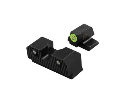 XS Sights R3D 2.0 Night Sight Set - Front/Rear Green/Green Illuminated Sights for Optimal Performance - CK-R201P-6G