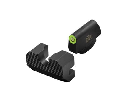 XS Sights Minimalist Night Sight Set - Front/Rear Green/Green High-Contrast Sights for Precision and Clarity - SW-M001S-4G