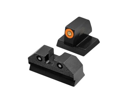 XS Sights R3D 2.0 Night Sight Set - Front/Rear Green/Green High-Visibility Sights for Precision Shooting - MR-R201S-6N