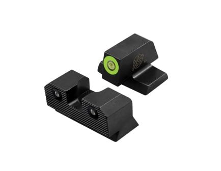 XS Sights R3D 2.0 Night Sight Set - Front/Rear Green/Green Illuminated Sights for Optimal Clarity - SW-R206P-6G