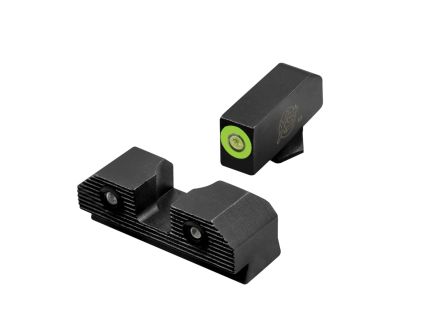 XS Sights R3D 2.0 Night Sight Set - Front/Rear Green/Green High-Visibility for Enhanced Shooting Performance - GL-R203P-6G