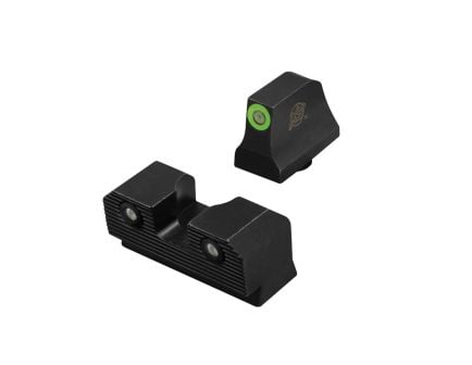XS Sights R3D 2.0 Night Sight Set - Front/Rear Green/Green for Enhanced Accuracy and Visibility - GL-R206P-6G