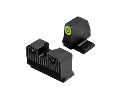 XS Sights R3D 2.0 Night Sight Set - Front/Rear Green/Green Illuminated Sights for Enhanced Performance - SW-R205P-6G