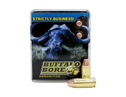 Buffalo Bore Penetrator 9mm Luger +P+ 124 grain Full Metal Jacket Flat Nose Handgun Ammo, 20/Box - 24F/20