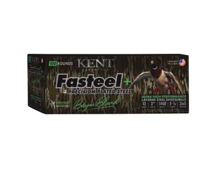 Kent Cartridge Fasteel+ Precision Steel 12 Gauge 3" #3/#5 1-1/4oz Shotgun Ammo, 100Rds