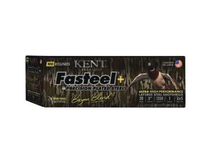 Kent Cartridge Fasteel+ Bayou Blend 20 Gauge 3" #3/#5 1 oz Shotshell, 100rds