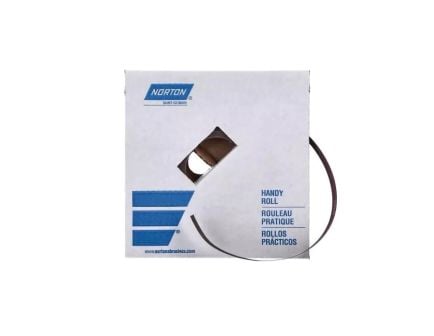 Norton EZ Flex Metalite K225/K227 50 yd x 1" 600 Grit Ultra Fine Cloth Roll, Brown