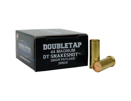 DoubleTap Ammunition DT SnakeShot .44 Magnum 200gr #9 Handgun Shotshell, 20rds - 44MSS2