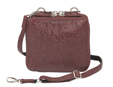 Gun Tote'n Mamas Crossbody Wallet, Cherry
