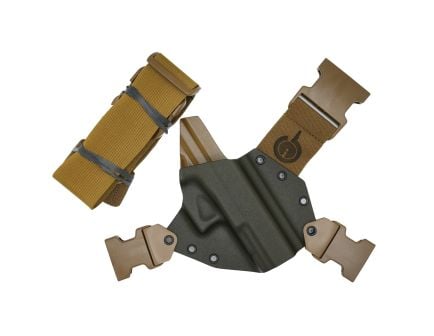 GunfightersINC Kenai Springfield XDM Shoulder Holster RH Kydex/Nylon - Secure and Comfortable Fit - KN-XDM4-040221