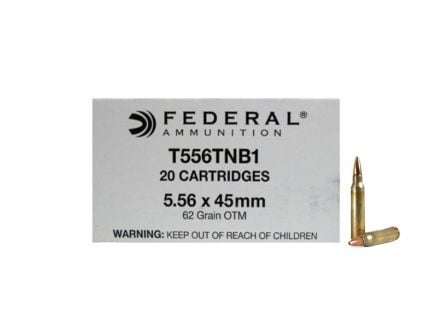 Federal 5.56mm 62gr OTM MK318 MOD 0 Ammunition 20rds - T556TNB1