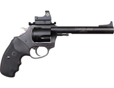 Charter Arms Mastiff Target 9mm Revolver 6" 5rds, Black - 69965