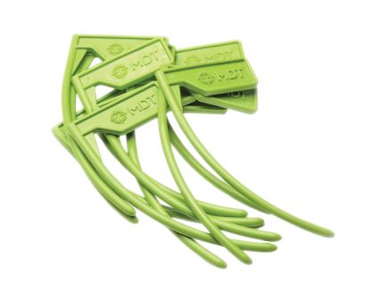 MDT Chamber Flag in Green - Pack of 10 Safety Flags for Firearm Identification - 104544-GRN