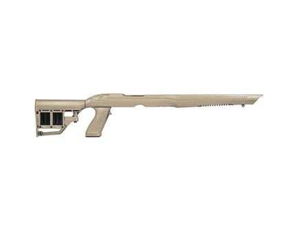 Adaptive Tactical Tac-Hammer RM4 Adjustable Stock Fits Ruger 10/22 Flat Dark Earth - For Custom Fit - 1081039E
