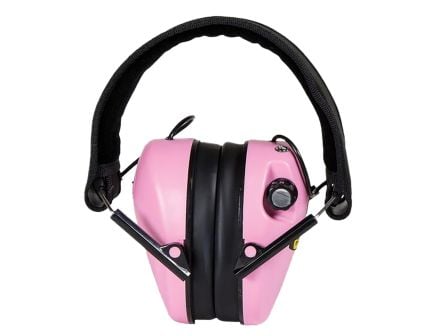 Caldwell EMax Low Profile Electronic Hearing Protection, Pink - 487111