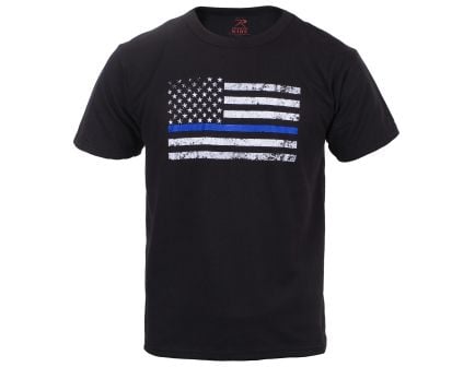 Rothco Kids Thin Blue Line US Flag T-Shirt