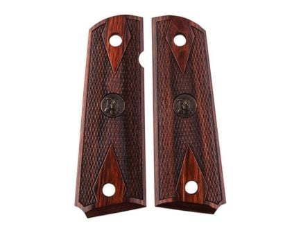Pachmayr Renegade Double Diamond Textured Handgun Grip Fits 1911, Rosewood