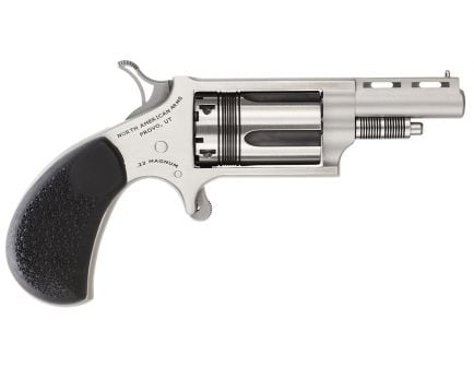 North American Arms 22 LR 5 Round Revolver, Stainless - 22MCTW