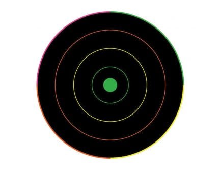 Birchwood Casey Dirty Bird Multi-Color Splattering Targets 8'' 35820