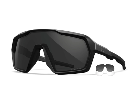 WILEY X Sunglasses Citadel Captivate - Matte Black - Clear/Gray