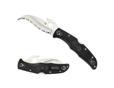 Spyderco Matriarch 2 Lightweight Folding Knife Hawkbill Black - Durable, Lightweight and Reliable Handle - C12SBK2W